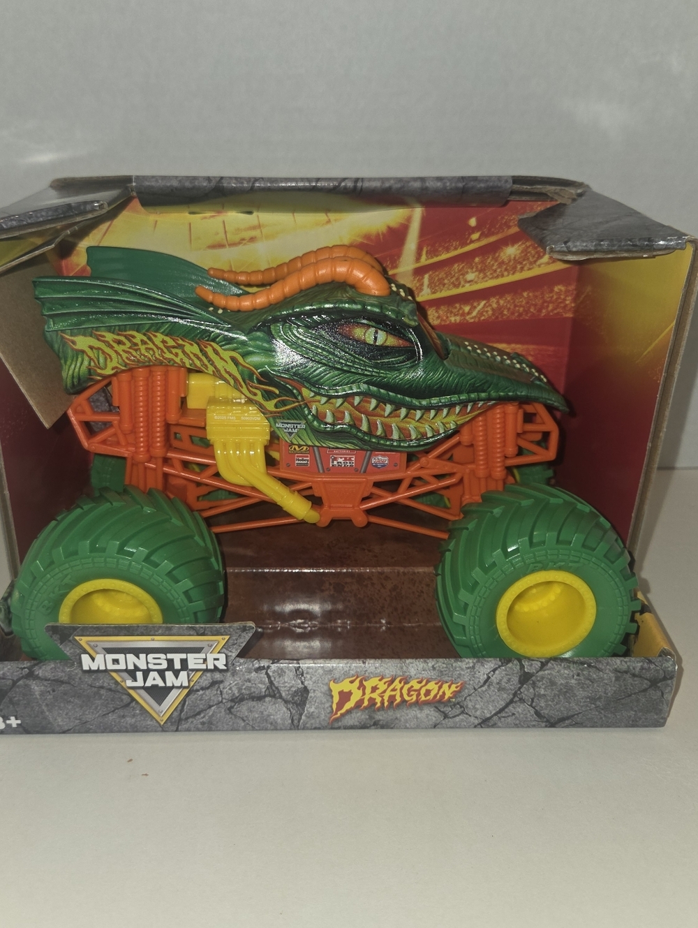 Monster Jam DRAGON 1:24 Scale Monster Truck Series 26 SPIN MASTER Diecast